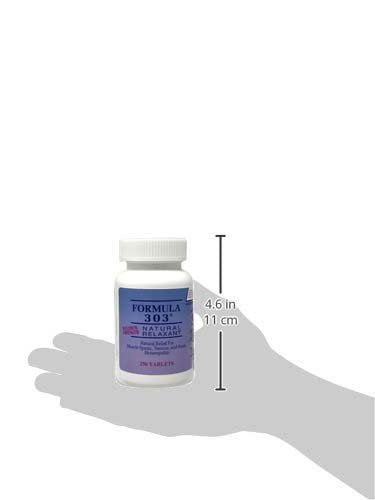 Label detail of Dee Cee Labs Formula 303 herbal supplement