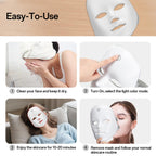 Suerbeaty anti-aging mask packaging and contents laid out for display.