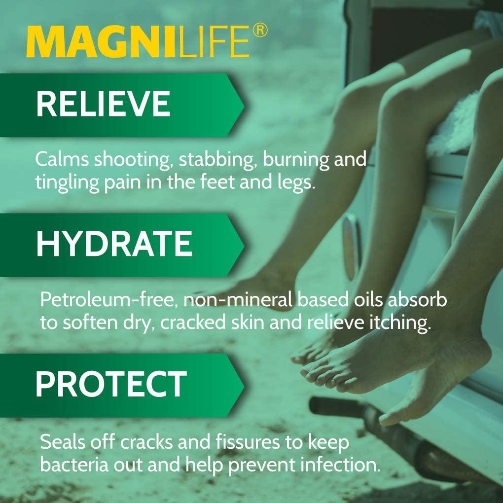 Texture of MagniLife DB Pain Relieving Foot Cream