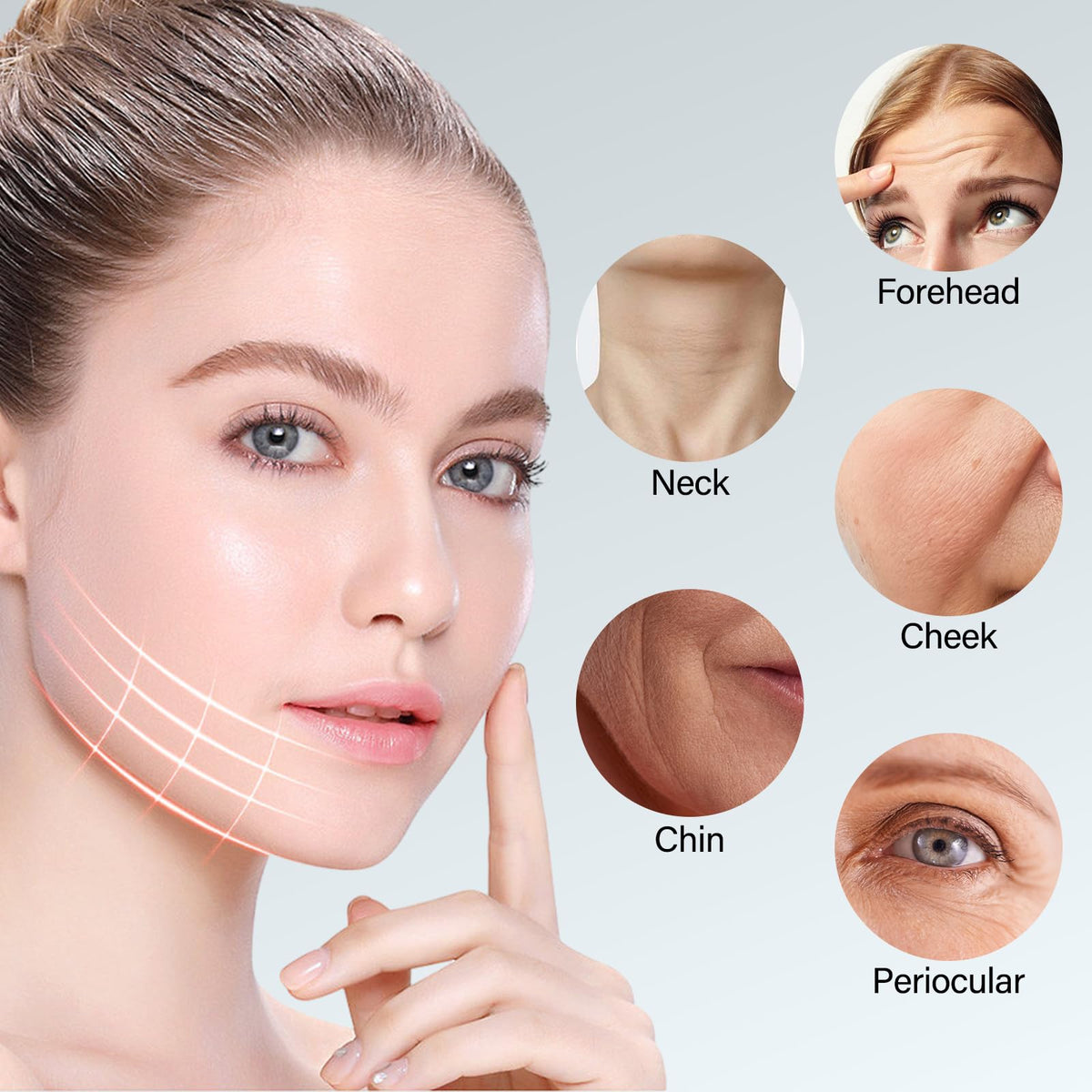 Suenohyu rechargeable facial skincare wand in white