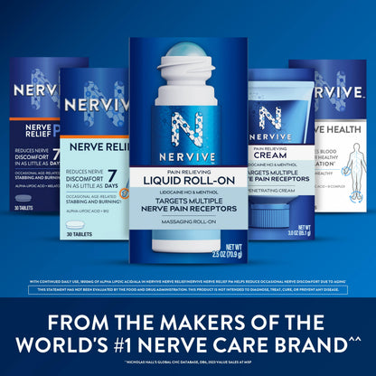 Nervive 2.5 fluid ounce bottle size comparison