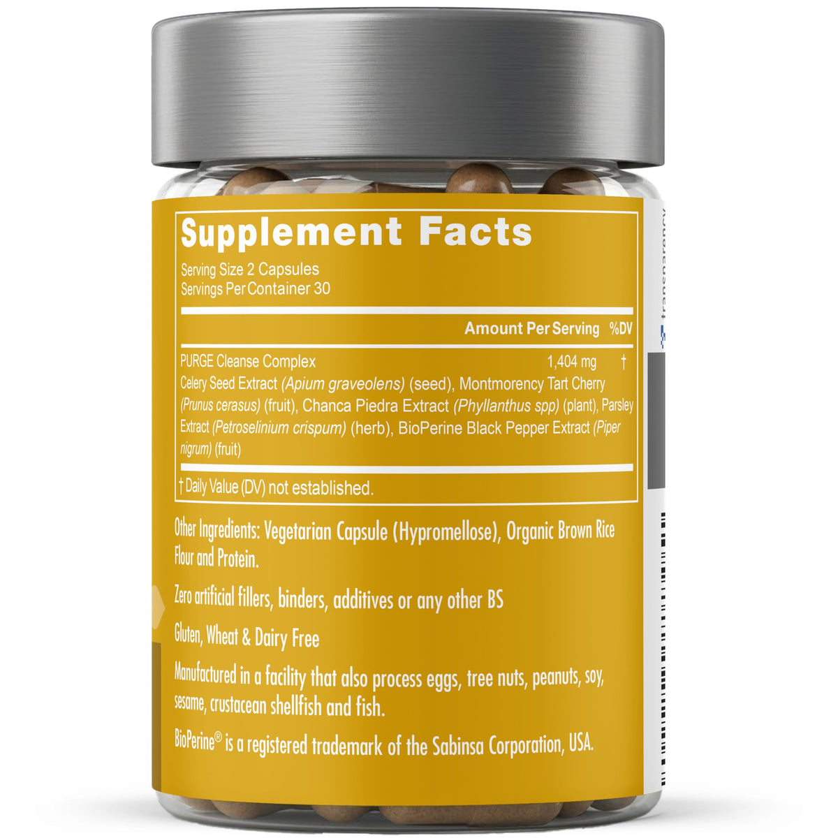 Eu Natural Purge 60 count bottle for uric acid balance