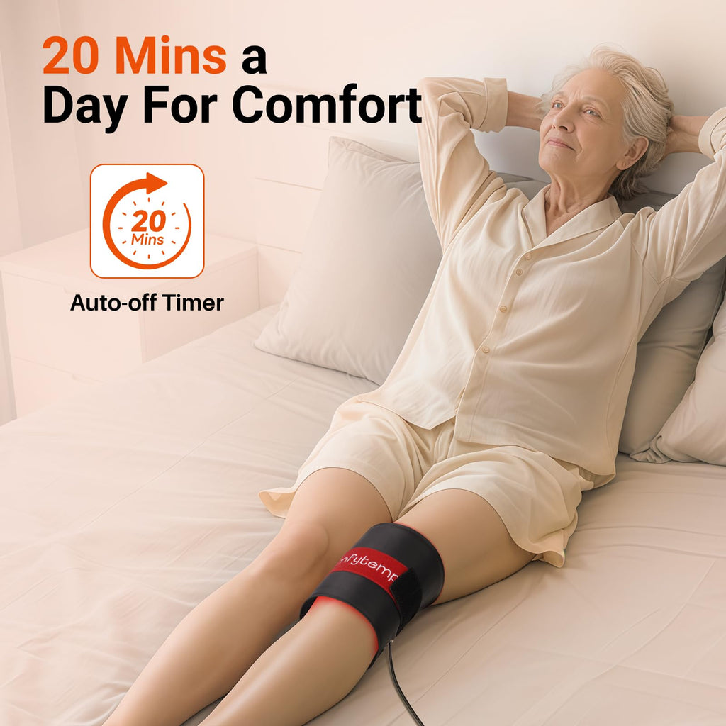 Comfytemp red light therapy device controller and dual button interface