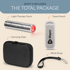 Lifepro LumiCure portable wellness device package contents