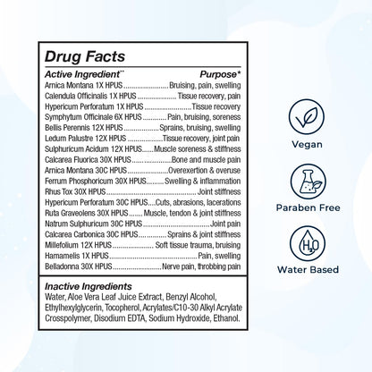 Texture of VitaMedica Arnica Gel Plus on skin