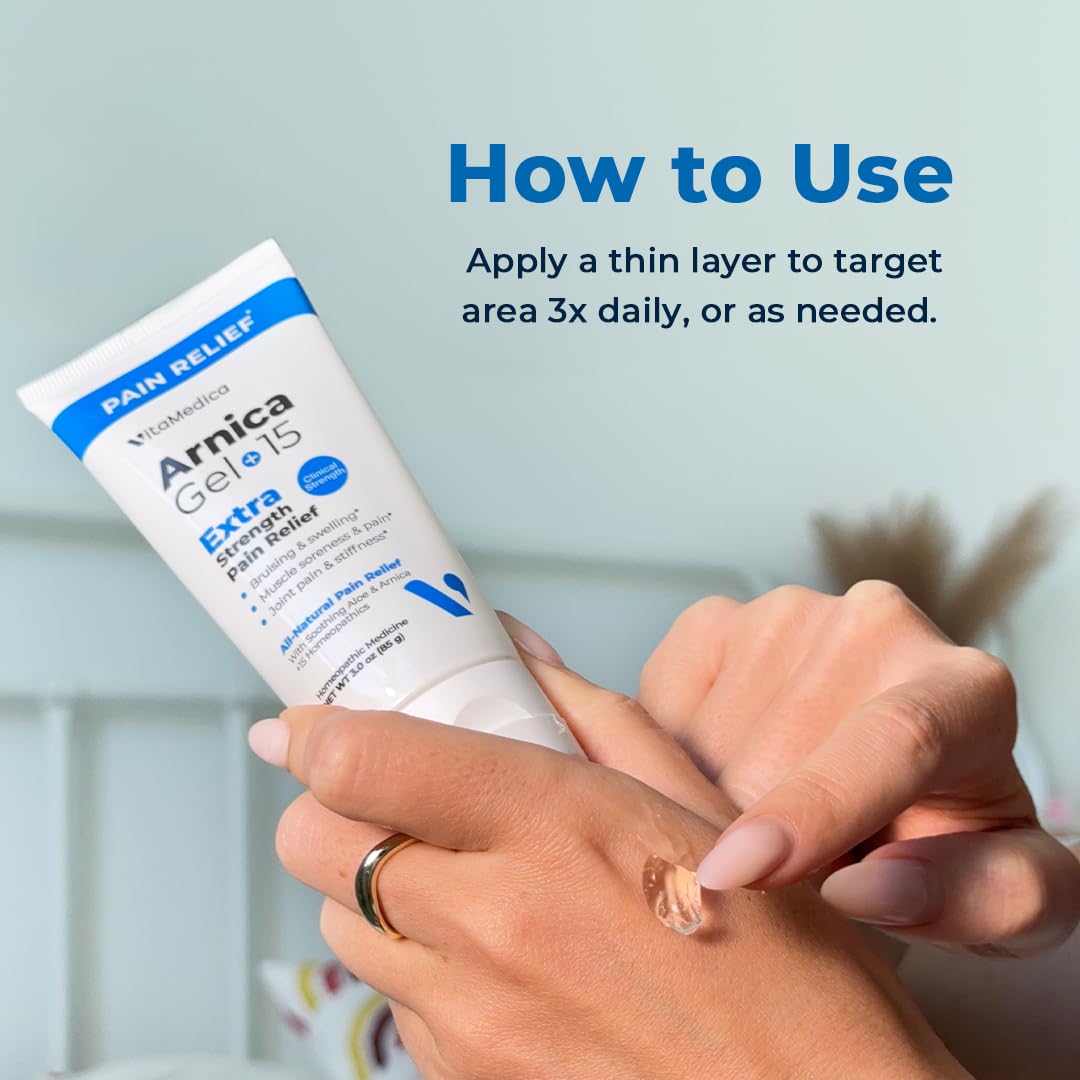 Clinical strength VitaMedica Arnica Gel Plus tube
