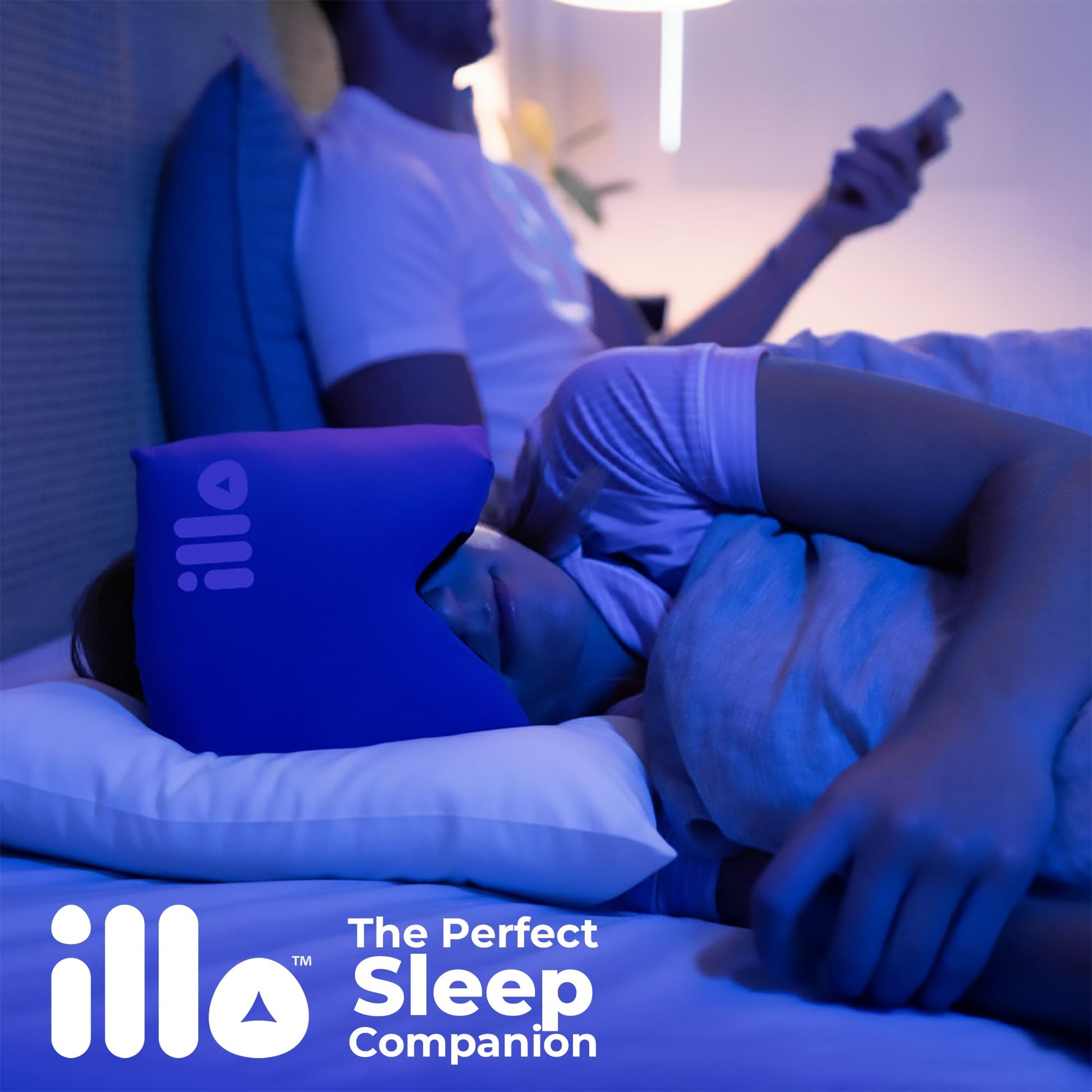 Illo wearable pillow mask packaging and design