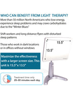 Carex Day-Light Classic Plus angle adjustment view
