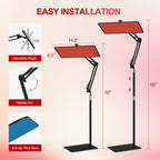 Aluminum bracket rotation and height adjustment