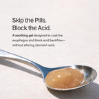 RefluxRaft dosage instructions on product bottle