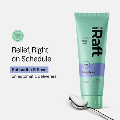 RefluxRaft pregnancy safe acid reflux relief bottle