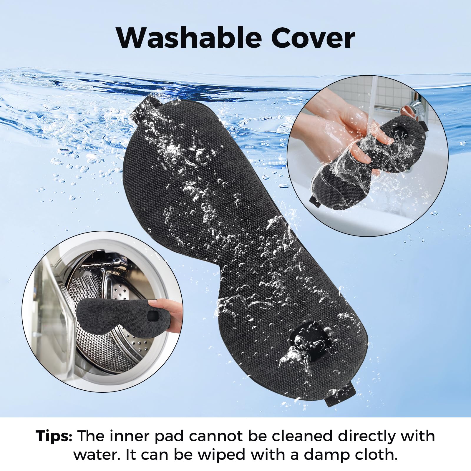 Telepepe portable heated eye mask in travel setting