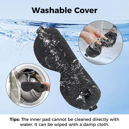 Telepepe portable heated eye mask in travel setting