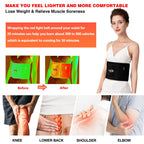 Usuie wearable pain relief device LED nodes
