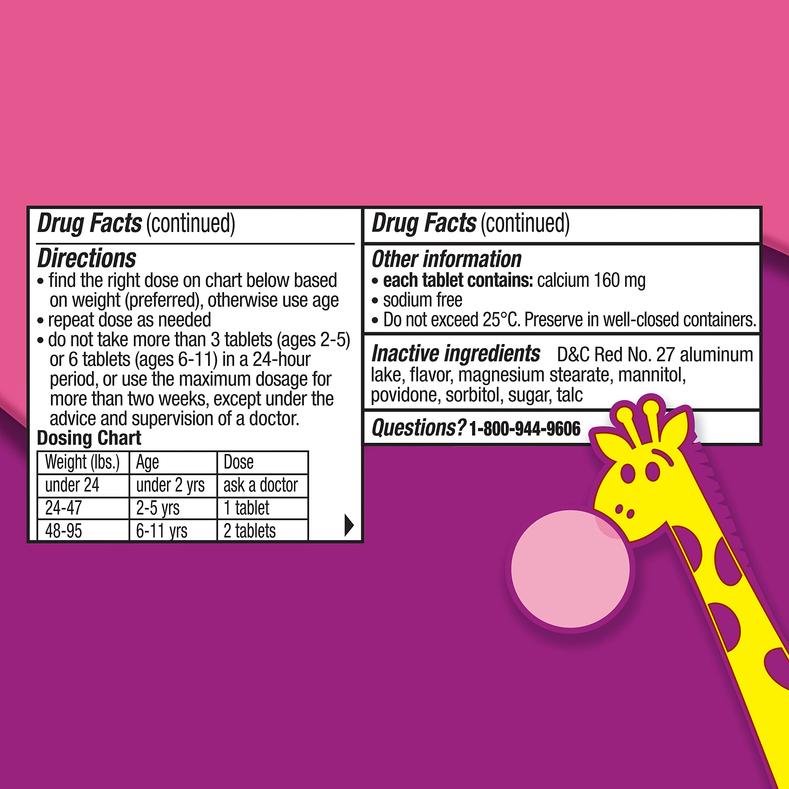 Pepto Bismol Kids chewable tablets 72 count bundle