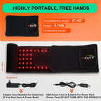 Usuie back pain relief belt control panel