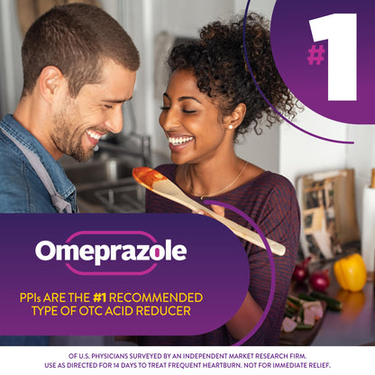 GoodSense Omeprazole 42 count box top view