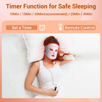 NVBOTY 400 LED therapy mask connected to power cable