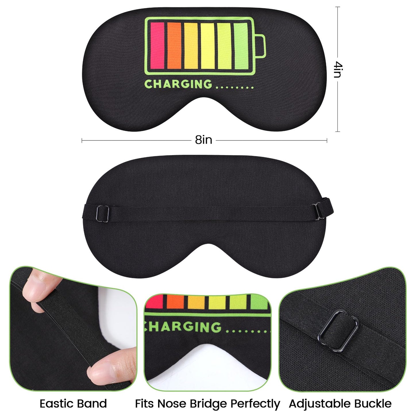 Ferocity comfortable adjustable strap sleeping mask