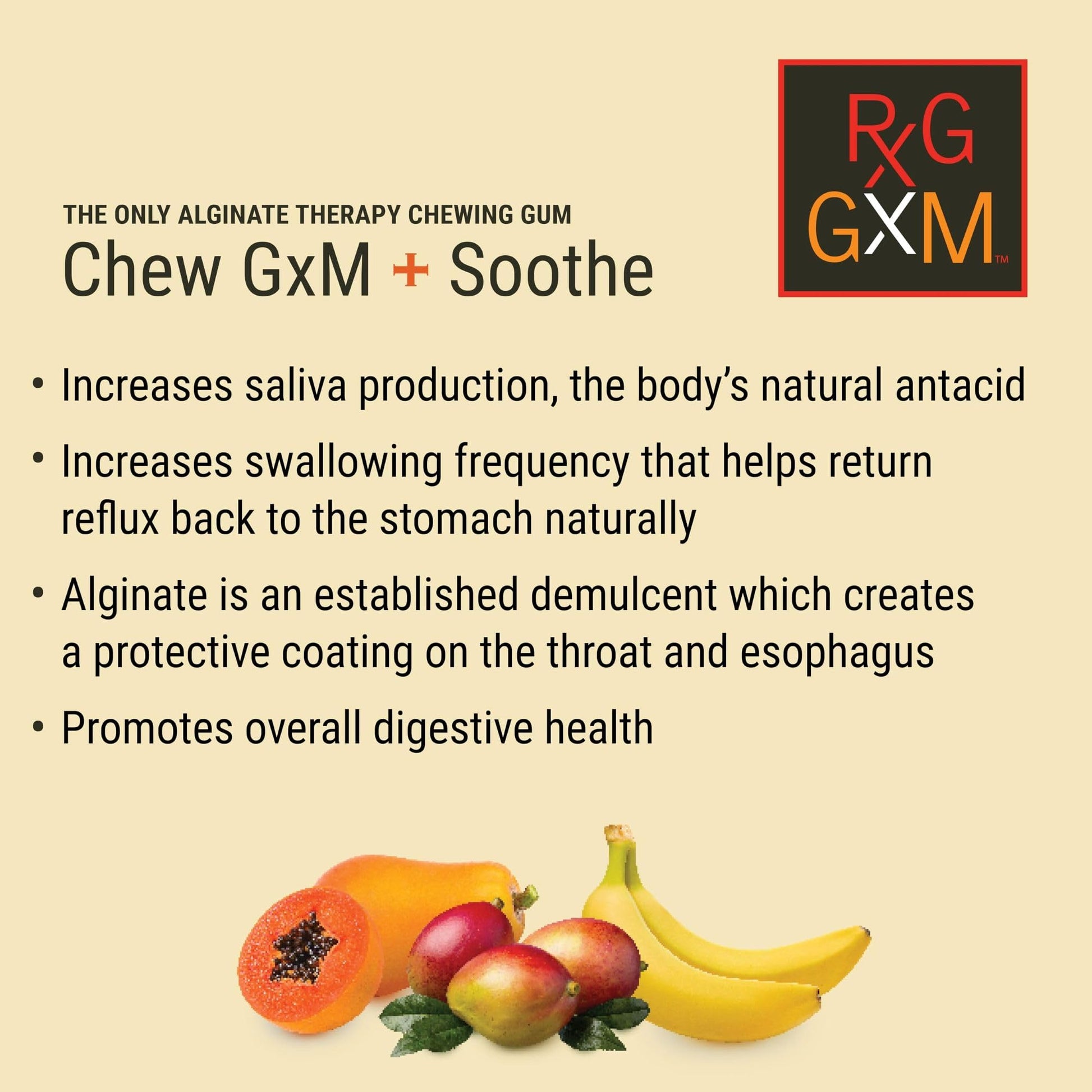 Top view of Reflux Gourmet digestive support gum container
