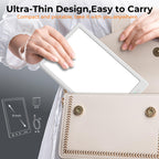 Fitfirst daylight lamp shown folded compactly for travel