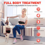 GMOWNW dual-spectrum light therapy device in folded position