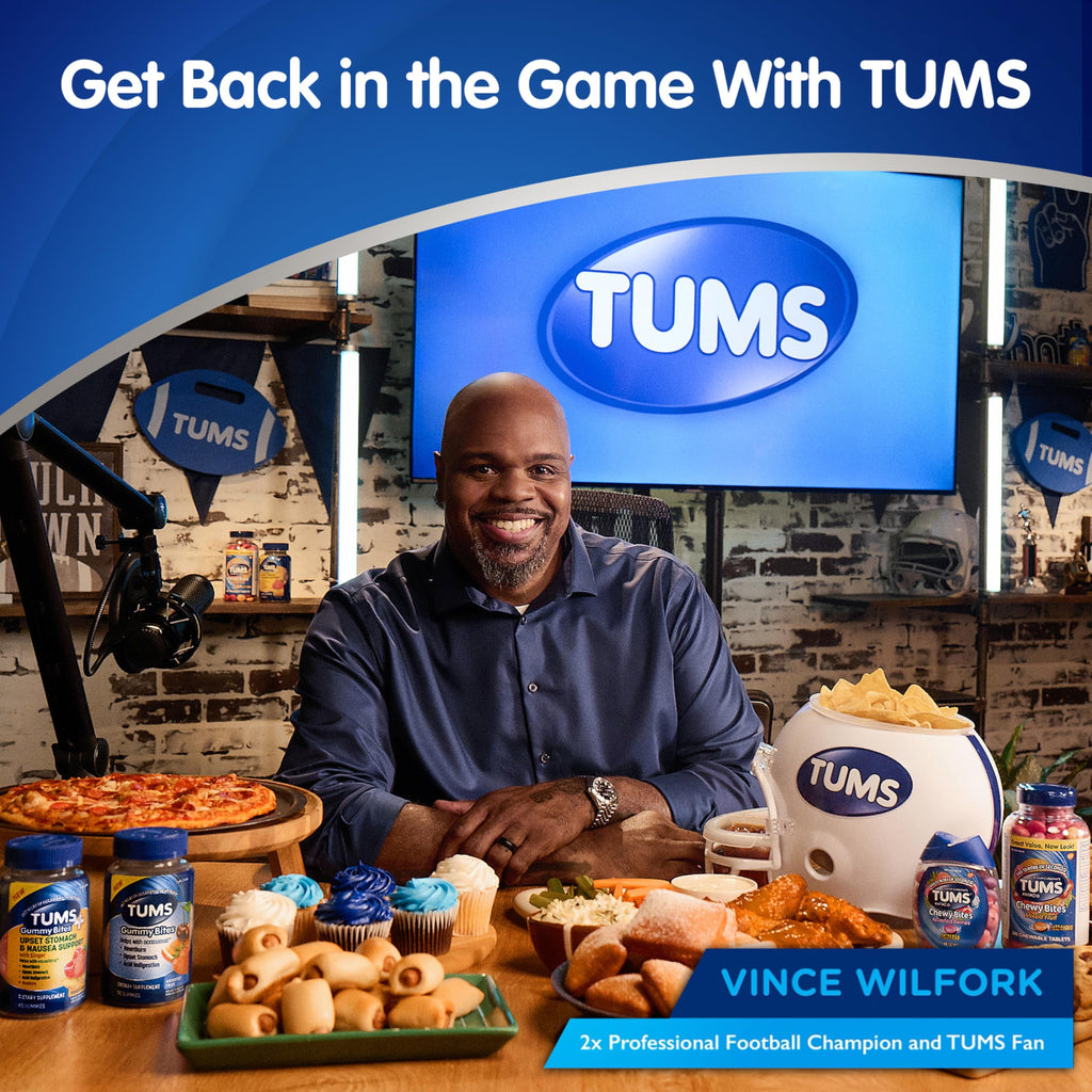 Authentic USA imported Tums antacid packaging