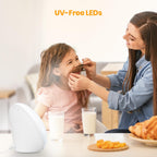Lastar light therapy device angled profile displaying compact dimensions