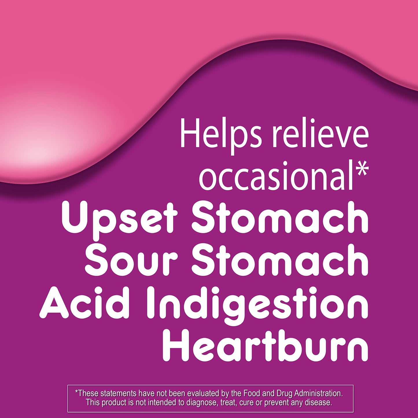Pepto Bismol Kids Gummies for upset stomach relief label