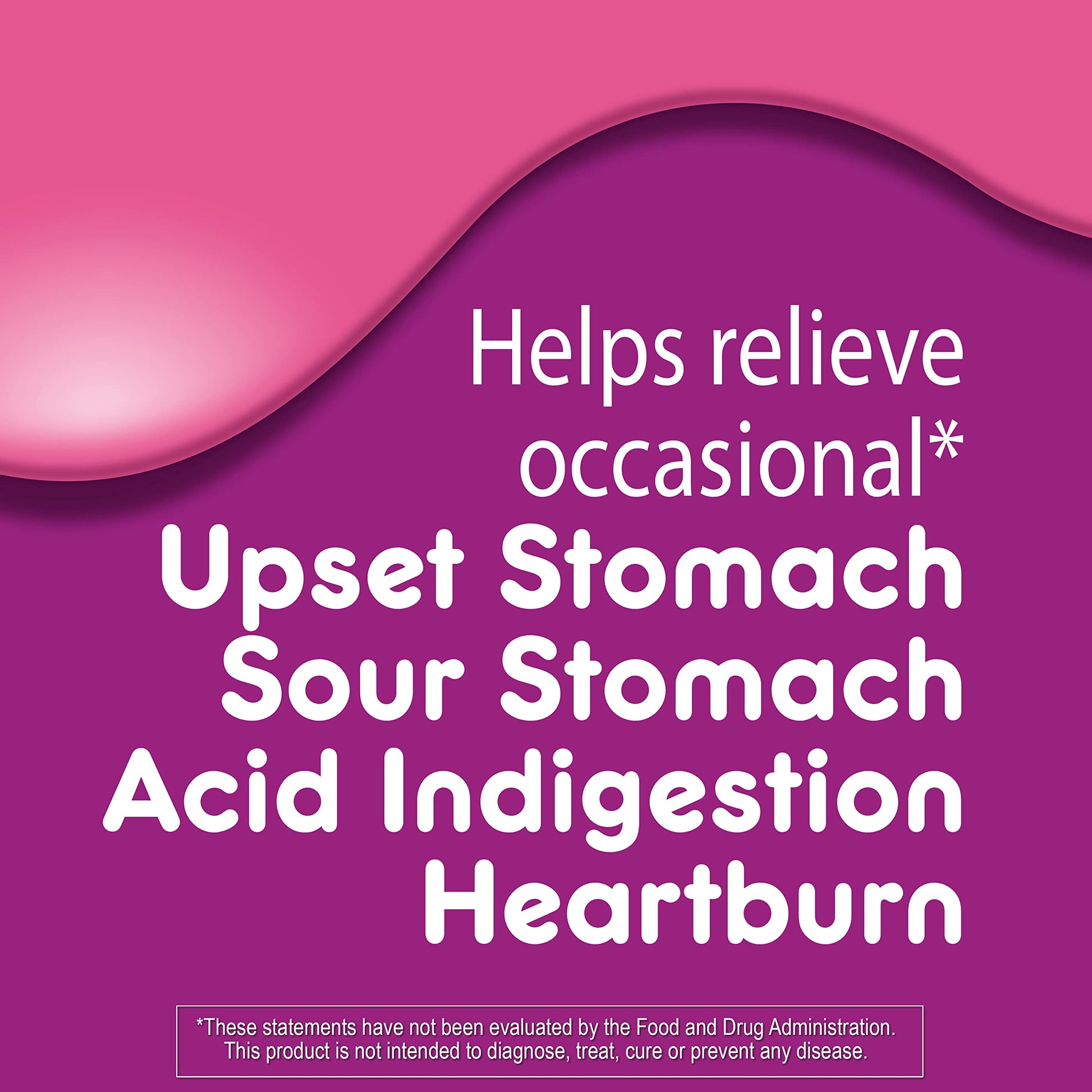 Pepto Bismol Kids Gummies for upset stomach relief label
