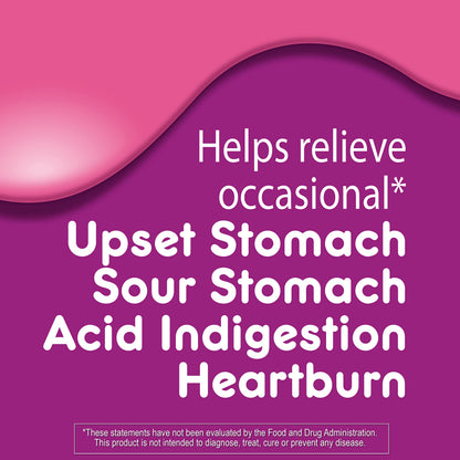 Pepto Bismol Kids Gummies for upset stomach relief label