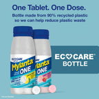 Back label of Mylanta One showing dosage instructions