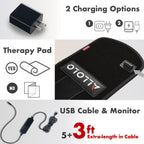 Allolo portable therapy device connected to power bank