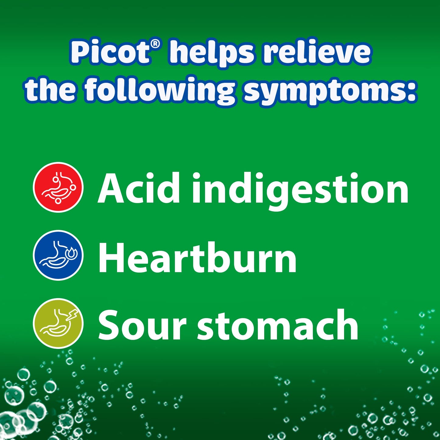 Three boxes of Picot Sal de Uvas antacid solution