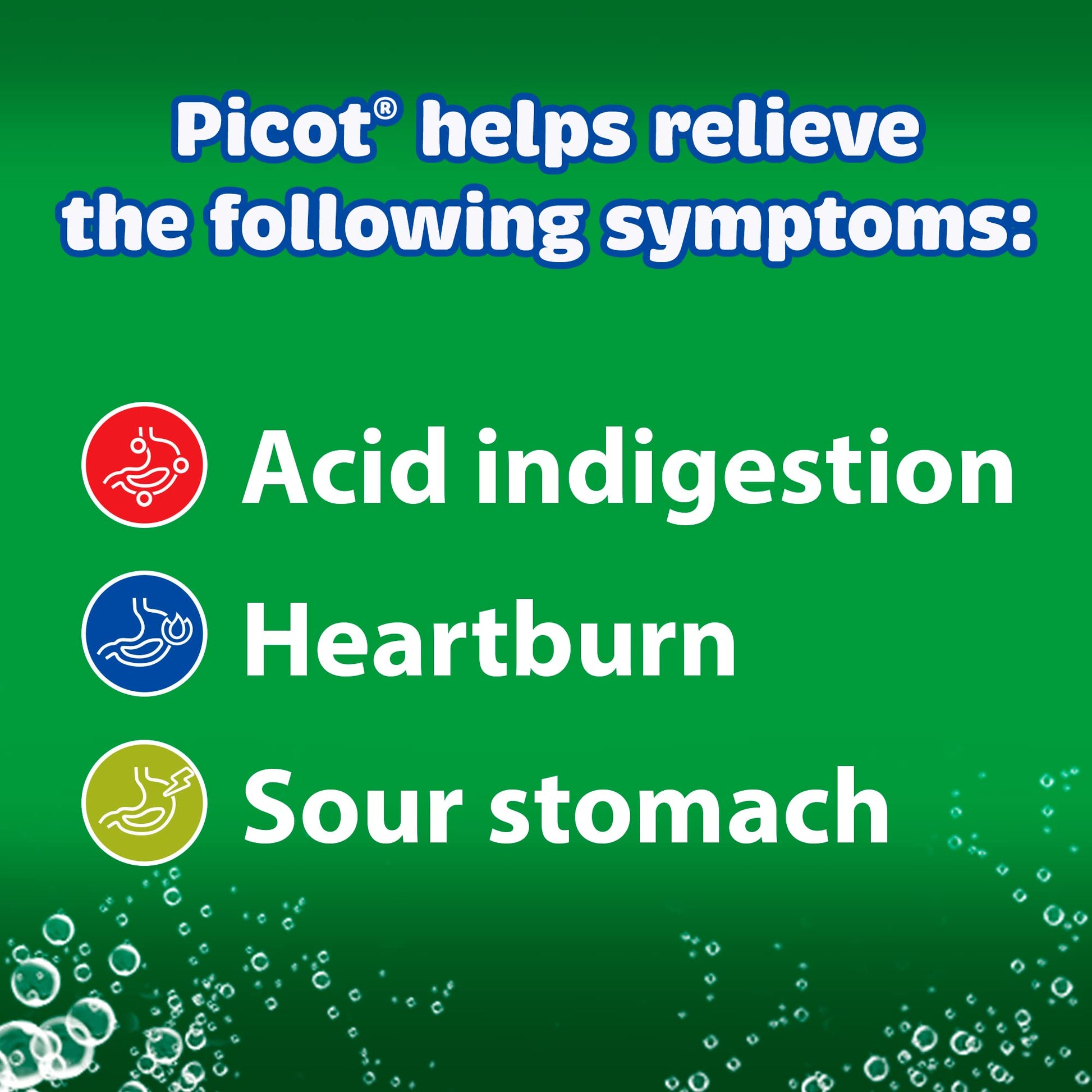 Three boxes of Picot Sal de Uvas antacid solution
