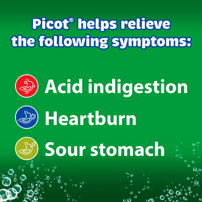 Three boxes of Picot Sal de Uvas antacid solution