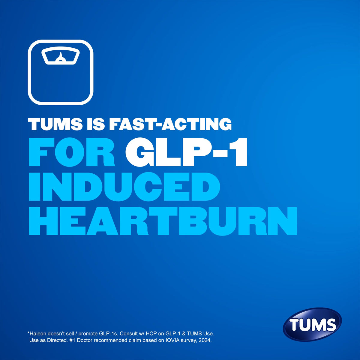 Tums Naturals ingredient information on the back label