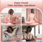 Inteo light therapy mask displaying near-infrared wavelengths