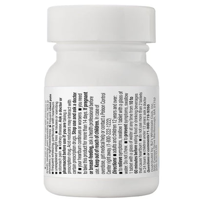 Top view of Berkley Jensen acid reducer packaging