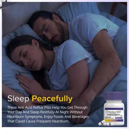 Group of three Esomeprazole bottles for digestive support