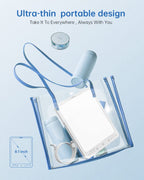 SUXIO wellness lamp packaging and USB cable accessories setup