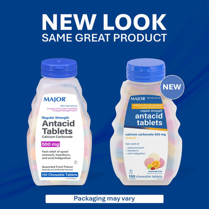 Calcium carbonate 500 milligrams chewable tablets detail