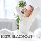 Side view of MOEASEii 3D memory foam sleep mask