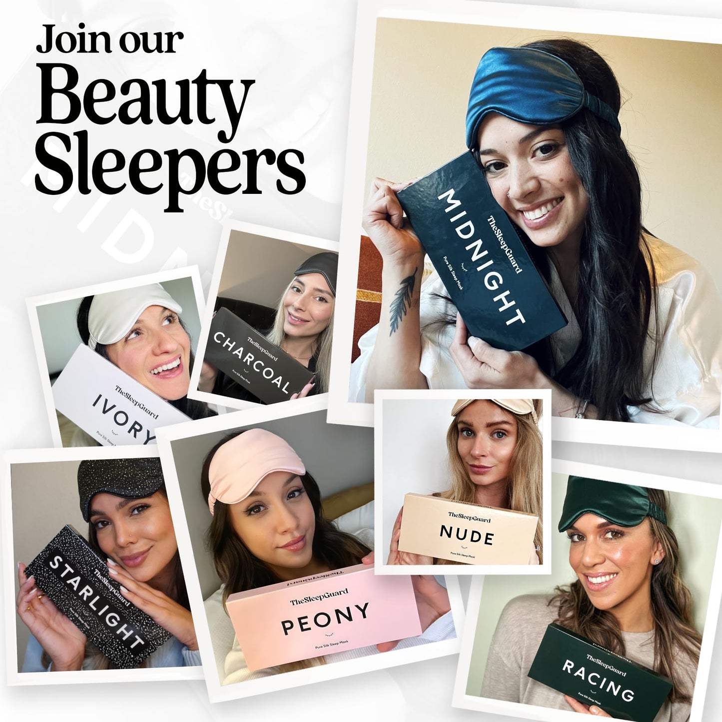 Adjustable strap details of Thesleepguard silk eye mask