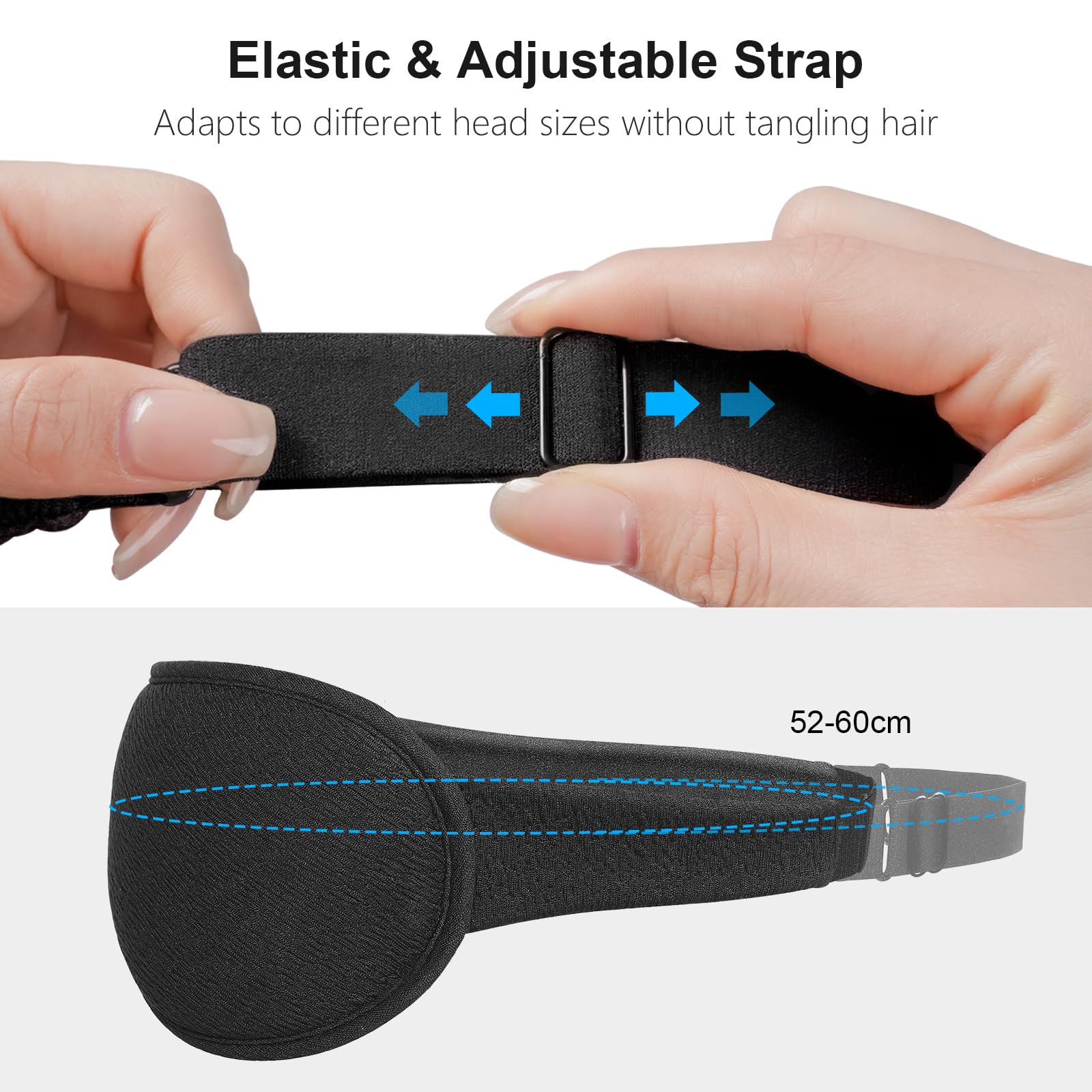 Gritin 100% light blocking eye mask for travel