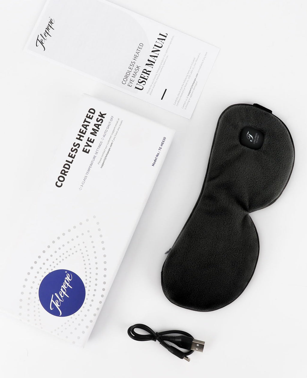 Premium packaging box for the authentic Telepepe imported personal care eye mask