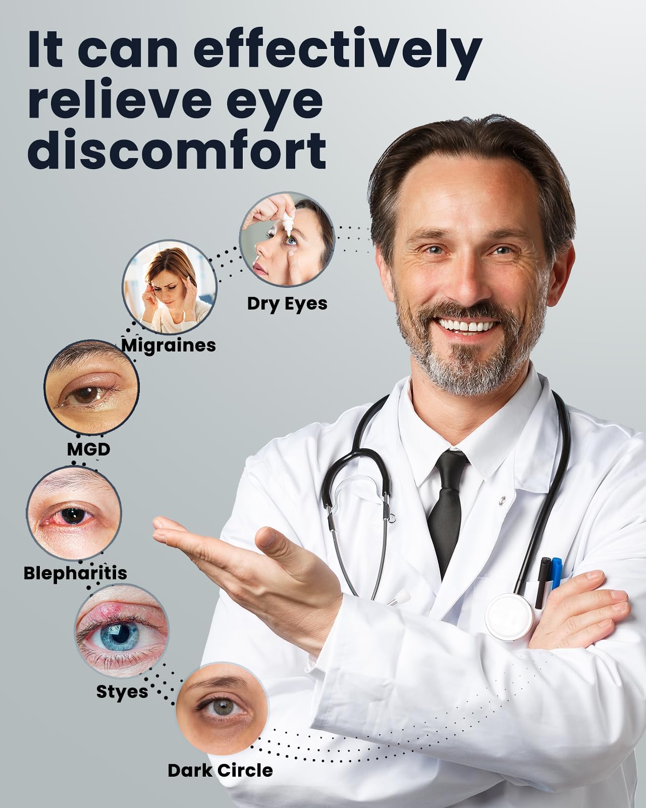 Azang dry eye relief mask with removable washable fabric cover