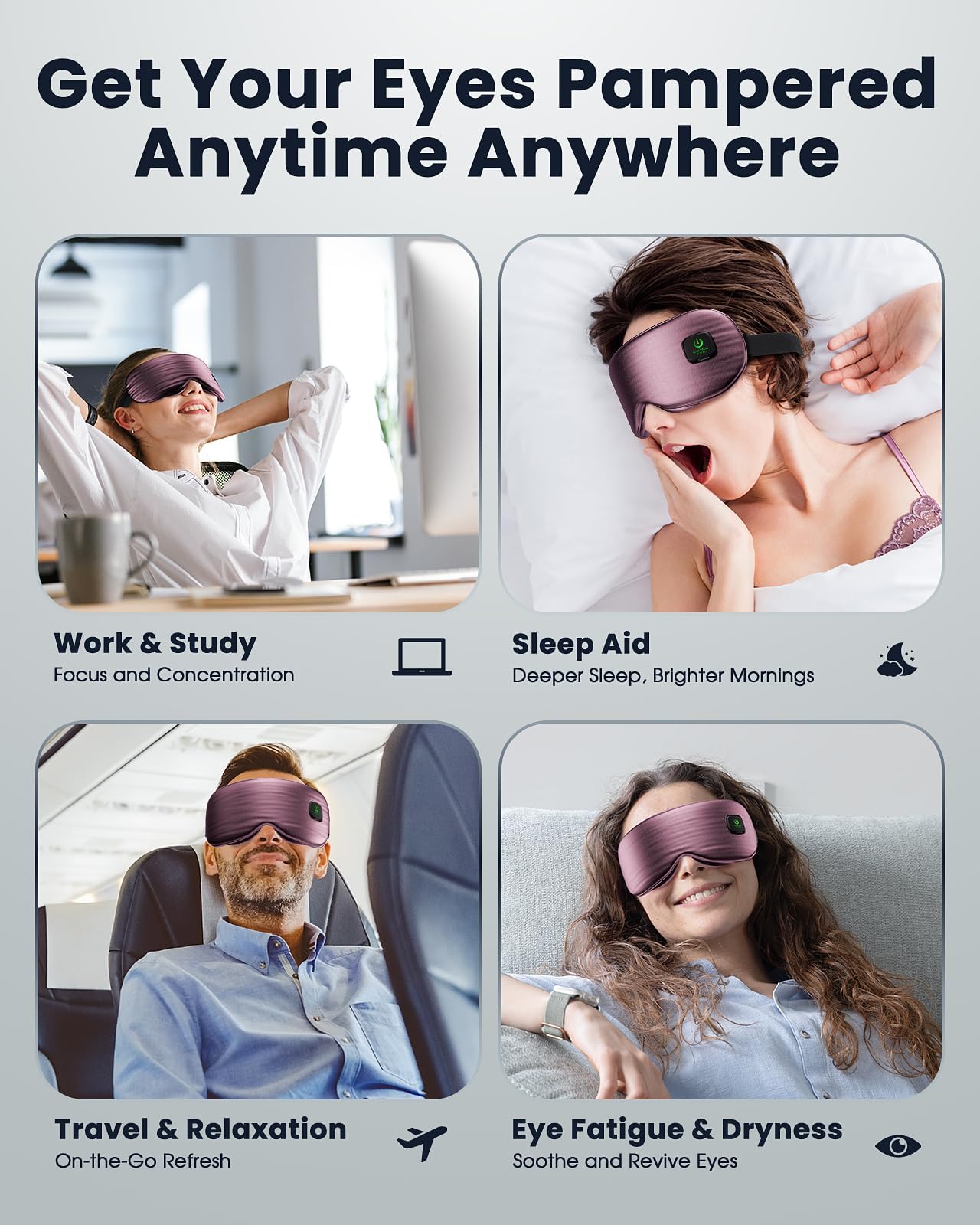 Azang eye heating pad inside travel storage packaging