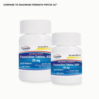 Camber Pharmaceuticals Famotidine bottle side view