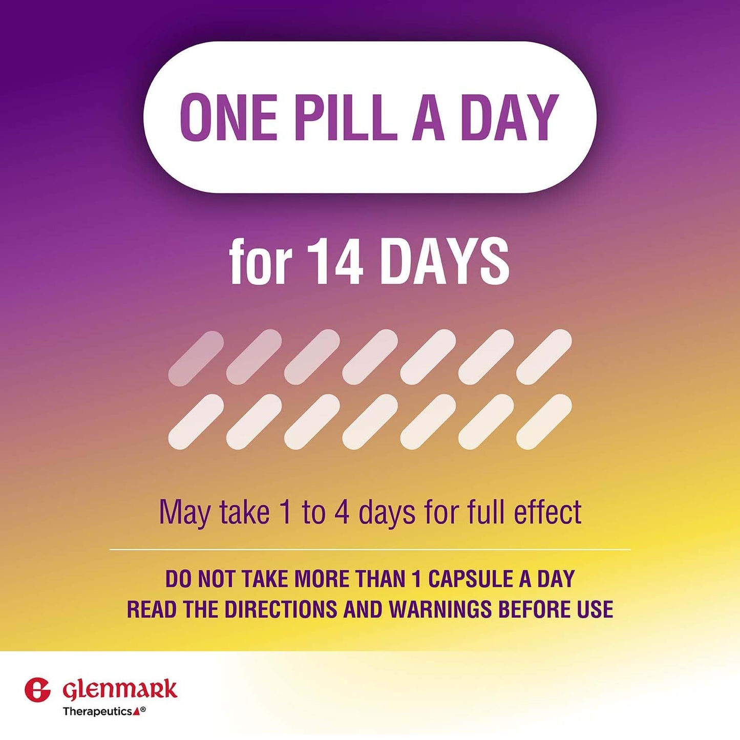 Side profile of 42 capsule heartburn relief bottle